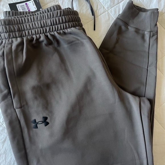 BNWT UNDER ARMOUR Fleece Sweatpants XXL Grey - Picture 3 of 6
